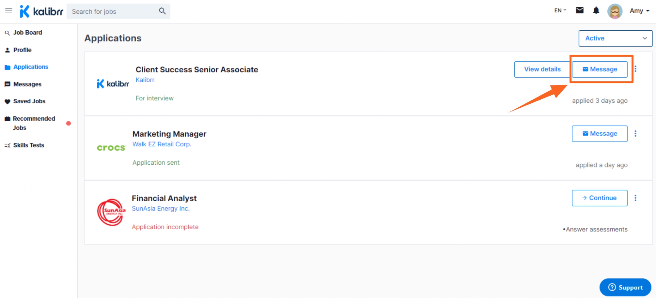 How do I check the status of my application? Kalibrr Help Center
